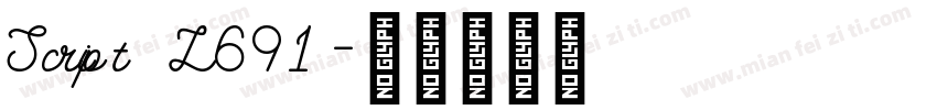 Script L691字体转换